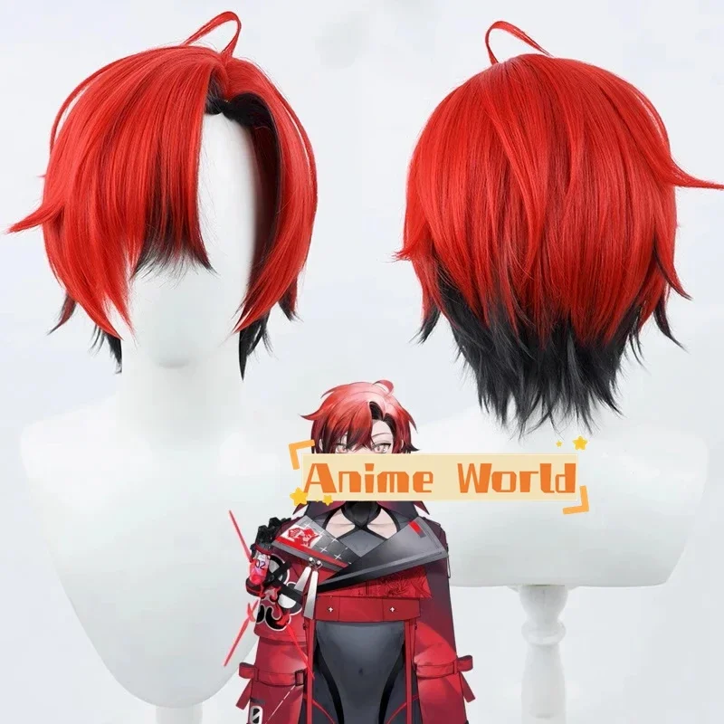 Cosplay Anime Black Hair - Perruque de cosplay Holostars English TEMPUS