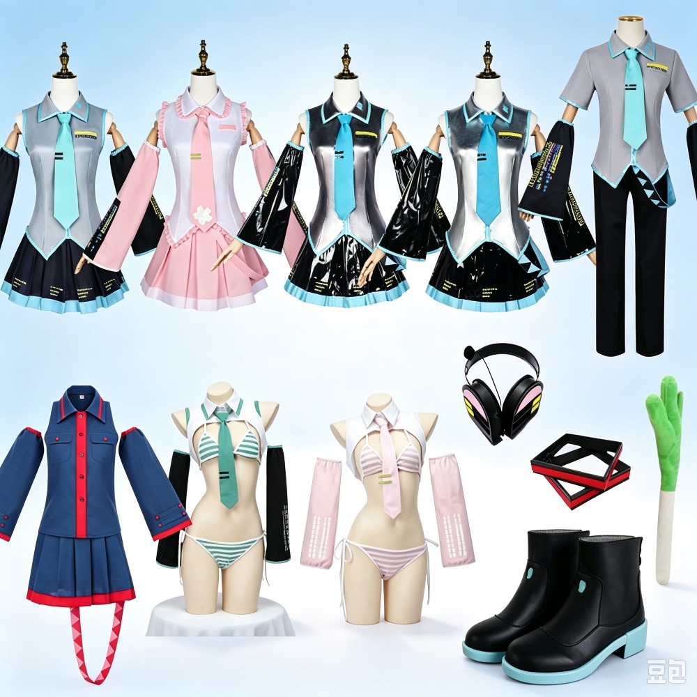 Anime Cosplay Miku - Costume de cosplay complet de style
