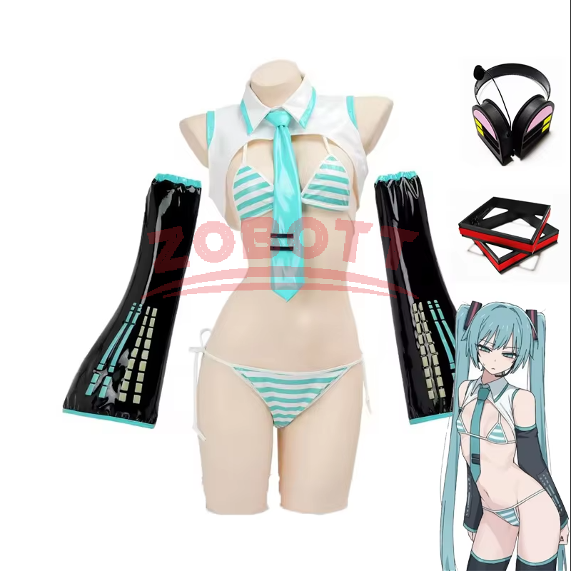 Anime Cosplay Miku - Costume de Cosplay de jeu animé