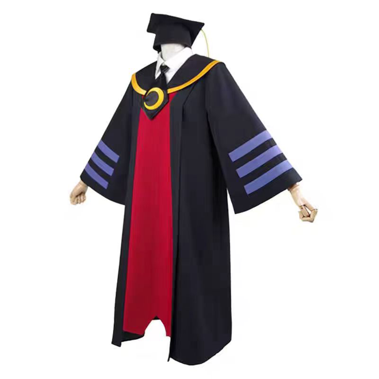 Anime Cosplay Show - Ensemble de cosplay Robe d'enseignant Koro-sensei