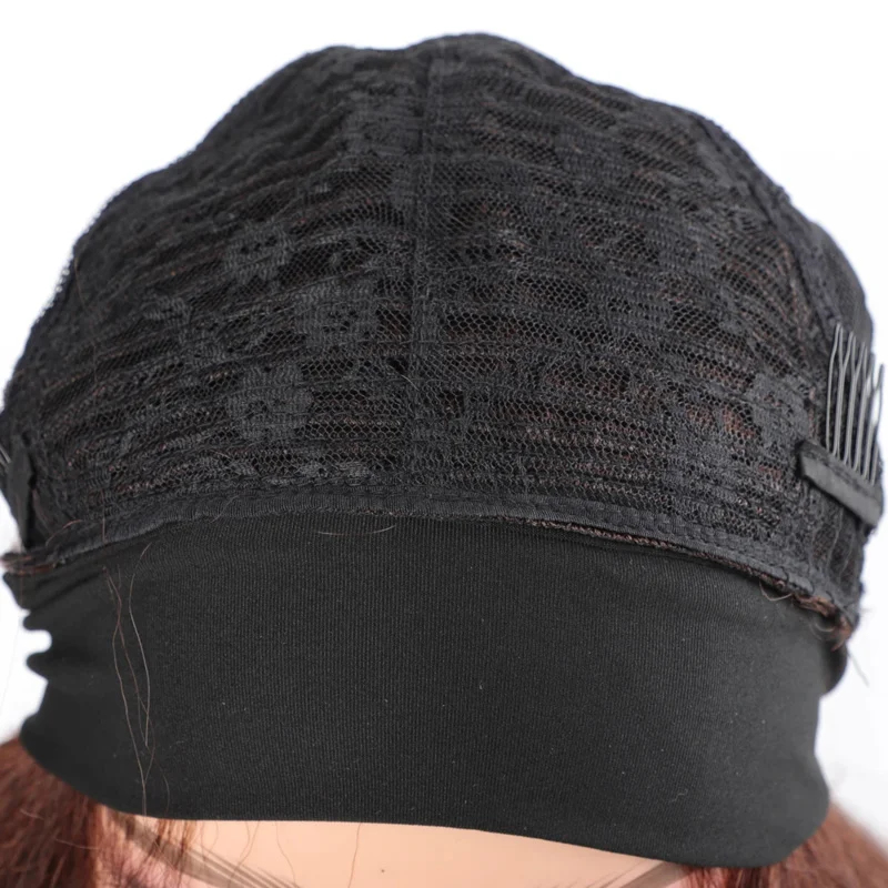 Cosplay Anime Black Hair - Perruque Bandeau Synthétique Longue et Lisse