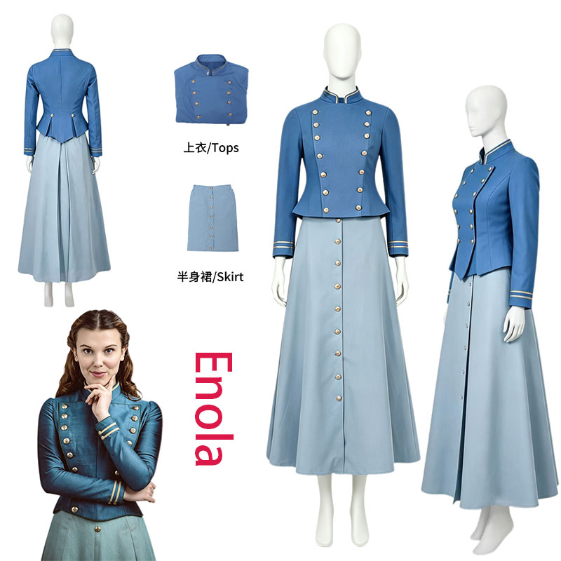 Anime Cosplay Show - Costume de cosplay Enola Holmes pour