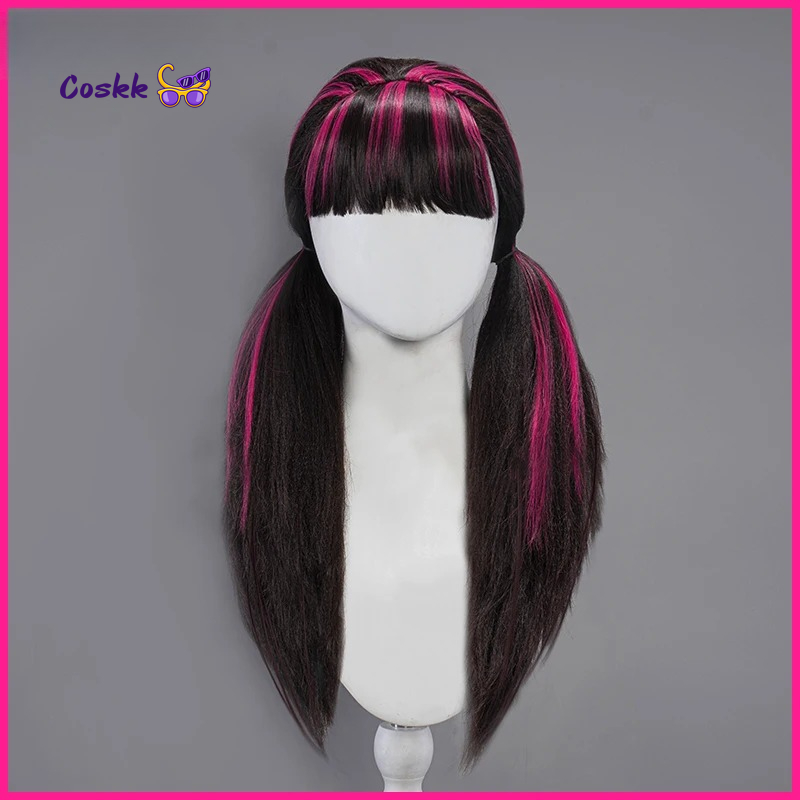 Perruque de cosplay Draculaura - Cosplay Anime Black Hair avis et prix