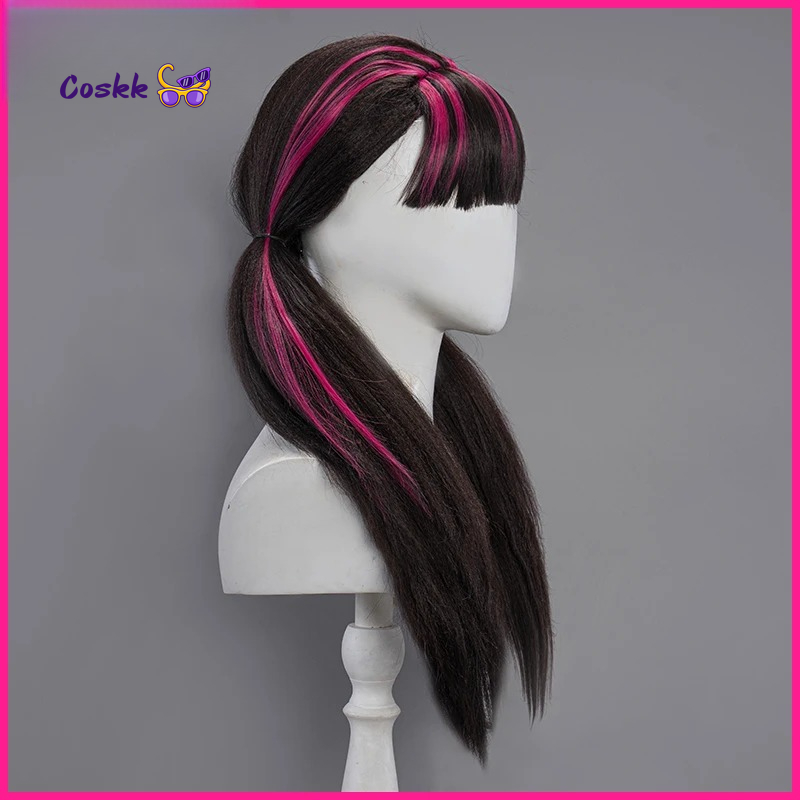 Perruque de cosplay Draculaura - Cosplay Anime Black Hair avis et prix