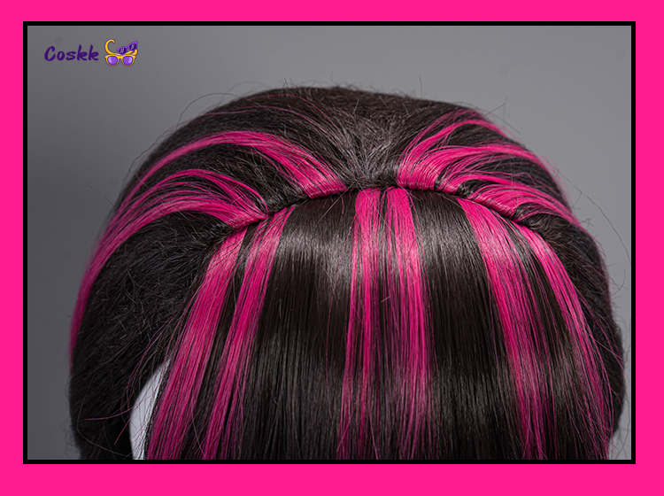 Perruque de cosplay Draculaura - Cosplay Anime Black Hair avis et prix