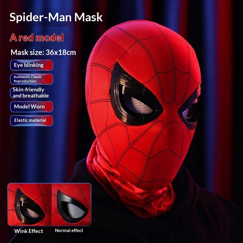 Masque Spider-Man avec yeux mo - Anime Cosplay Eyes avis et prix