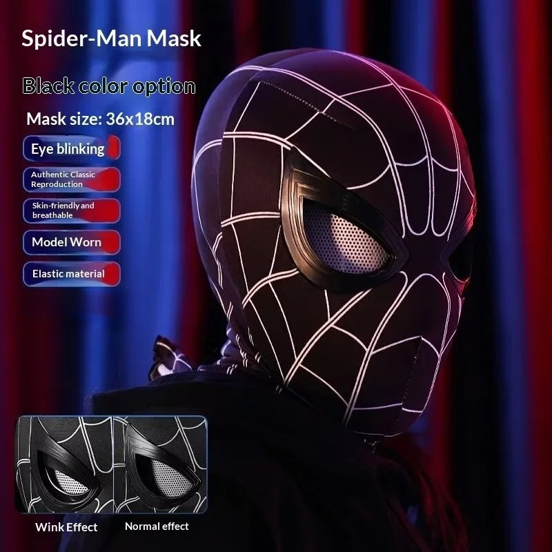 Masque Spider-Man avec yeux mo - Anime Cosplay Eyes avis et prix