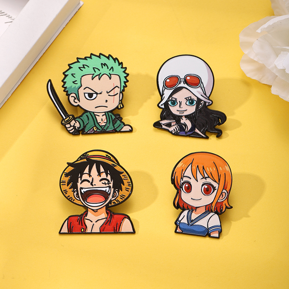 Épingles en émail Luffy Solon  - Anime Cosplay Name avis et prix