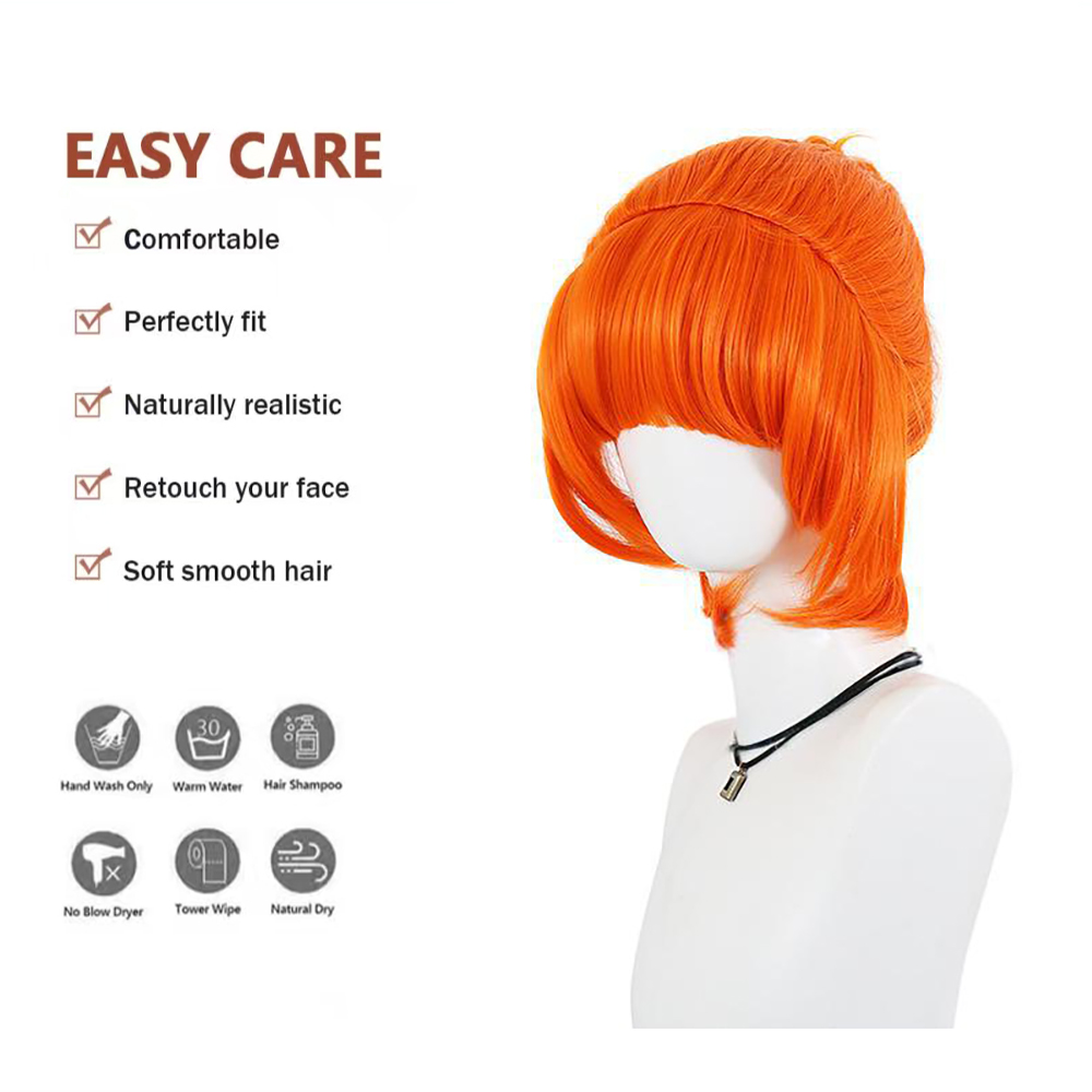 Perruque de cosplay Lucy Wilde - Anime Cosplay Name avis et prix