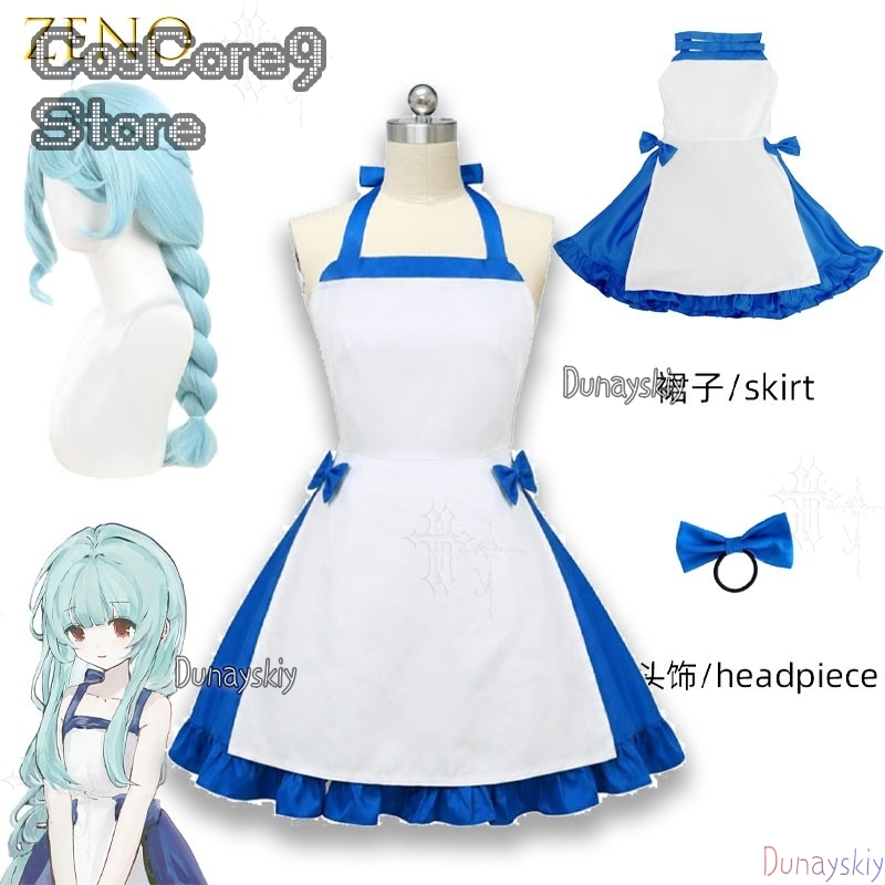 Robe de personnage bleue Zeno, - Zenos Anime Cosplay avis et prix